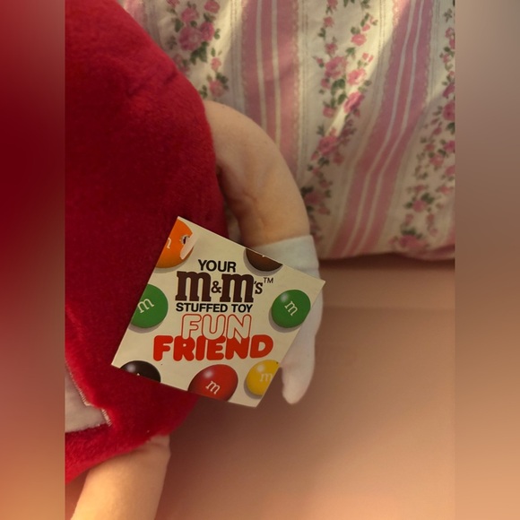 Red M&M Plushie Toy Interactive Arms & Legs 1987 Official Mars Inc Collectible - Picture 6 of 8